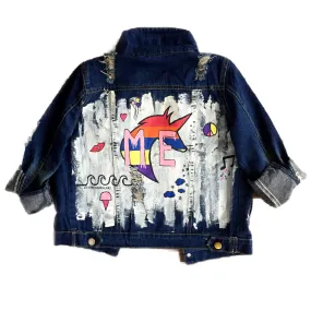 'YOUR INITIALS HERE' DENIM JACKET - Girls