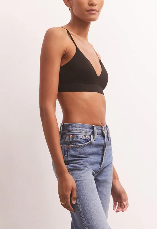 Z Supply - Kendra So Smooth Bralette Black