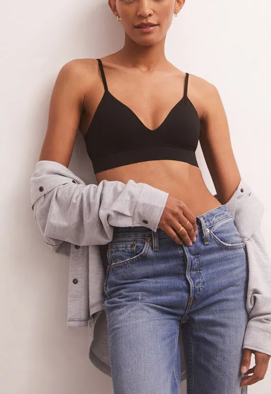 Z Supply - Kendra So Smooth Bralette Black