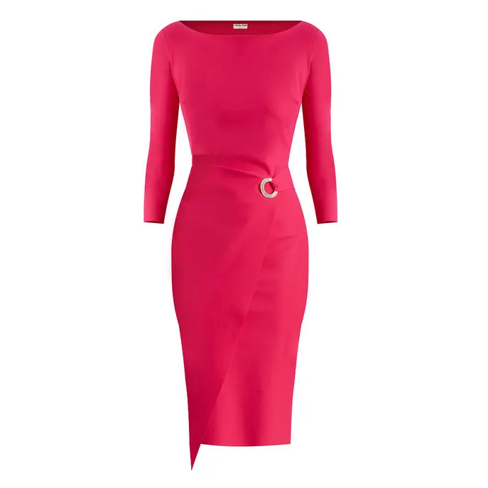 ZELIE DRESS Woman Fuchsia 